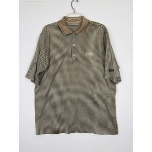 Vintage Slazenger Golf Geometric polo‎ Shirt Mens Size L Rosemont